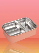 Relaxion Üç Bölmeli, Paslanmaz Çelik, Turuncu Yemek Saklama ve Taşıma Kabı/Kutusu 1000 Ml. (463) - 3