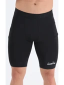 Diadora Flatron Pro Kısa Tayt Siyah Eski Sezon - 1