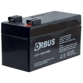 Ayt Orbus 12 Volt 1.3 Amper Kuru Akü ORB12-1.3 96x42x52 Mm Yeni Tarihli Kuru Akü - 1