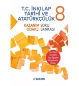 Tudem 8.Sınıf İnkılap Tarihi Kazanım Odaklı Soru Bankası - 1