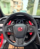 Honda Civic Fc5 Araca Özel Direksiyon Kılıfı (5D KRİSTAL KARBON NOKTA) thumbnail 1