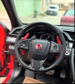 Honda Civic Fc5 Araca Özel Direksiyon Kılıfı (5D KRİSTAL KARBON NOKTA) thumbnail 2