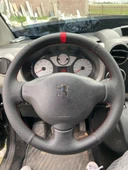 Citroen Berlingo Araca Özel Direksiyon Kılıfı NOKTA KARBON KIRMIZI YÜZÜKLÜ thumbnail 1