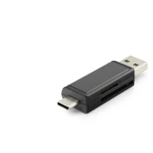 Card Reader Usb + Type-C Mıcro Sd Siyah HDX7026 - 1
