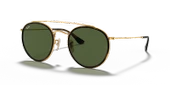 Ray-Ban Round 3647N 001 Gold-Green Güneş Gözlüğü - 1