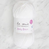 La Mia Baby Boom Beyaz El Örgü İpi - 10 - 34118 thumbnail 1