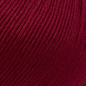 La Mia Mercerized Cotton Bordo El Örgü İpi - 23 - 33596 thumbnail 2