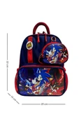 Anaokulu Sırt Çantası Sonic Erkek Çocuk Kreş Çantası 33*25 Cm Ortopedik Sırt Su İtici Kumaş - 6