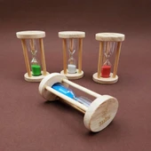 3 Dakikalık Ahşap Kum Saati - 1