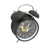 Astronot Tasarımlı Metal Siyah Masa Üstü Alarmlı Çalar Saat - 5