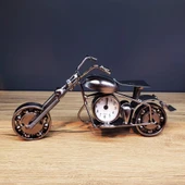 Masaüstü Dekoratif Metal Motor Saat - 1