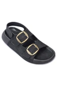 QRAMED Orthopedix Çitf Bantlı Tokalı Unisex Spor Sandalet QR25207 - 12