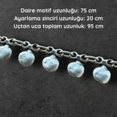 Daire Şekilli El Yapımı Ayarlanabilir Kadın Bel Vücut Zinciri - 4