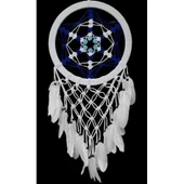 Nazar Boncuğu Renklerinde Yıldız Motifli Büyük Boy Düş Kapanı Duvar Dekoru - 2