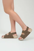 QRAMED Orthopedix Çitf Bantlı Tokalı Unisex Spor Sandalet QR25207 - 1
