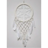 Yıldız Motifli Ekru Renk Büyük Boy Düş Kapanı Duvar Dekoru - 4