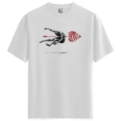 Pierced Silence - %100 Pamuklu Kadın Beyaz Tişört - Premium Quality thumbnail 1