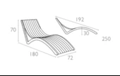 Omnipazar TRK-087 Siesta Lüks Ergonomik Slim Tasarım Şezlong - 9