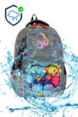 İlkokul Çantası 3'lü Set 42*30 Cm Beslenme Çantası Kalem Kutusu Ortopedik Gamer Erkek Çocuk - 3