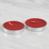Loren 2'li Tealight Mum Kırmızı - 1