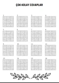 Çok Kolay  Kolay Sudoku Kitabı 320 Sudoku Cevaplarıyla thumbnail 3