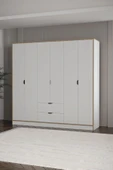 SARMOBİ Arden 6 Kapaklı 2 Çekmeceli Dolap - 3