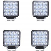 4 ADET 16 LEDLİ ÇALIŞMA LAMBASI 12 VOLT 48 WATT PLASTİK KASA - 2