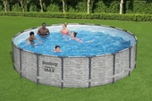 Bestway® 5618Y Steel Pro MAX™ Prefabrik Yer Üstü Çember Havuz Seti 5,49 m x 1,22 m thumbnail 2