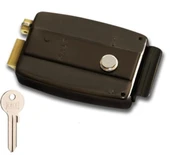 KALE ELEKTRİKLİ TRAJLI KİLİT SİYAH NİKEL 157EL - 1