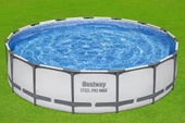 Bestway® Steel Pro MAX™ 56488 Prefabrik Yer Üstü Havuz Seti 4,57 m x 1,07 m - 1