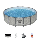 Bestway® 5619E Steel Pro MAX™ Prefabrik Yer Üstü Çember Havuz Seti 4,88 m x 1,22 m - 1