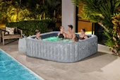 Lay-Z-Spa® 6001Q San Francisco Smart HydroJet Pro™ Enerji Tasarruflu Şişme Spa Havuzu, Mobil Uygulama Kontrollü, 5-7 kişilik - 1