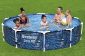 Bestway® 56985 Steel Pro®  Çember Yer Üstü Havuz 3,05 m x 66 cm thumbnail 1