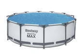 Bestway® 58242 Güneş Isıtmalı Havuz Örtüsü - 3,66m ve 3,96m çaplı yerüstü havuzlar için - 2