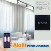NPO FGTCM009 Dokunmatik Wifi TUYA Destekli Akıllı Elektrik Anahtarı-Siyah - 3