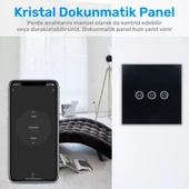 NPO FGTCM009 Dokunmatik Wifi TUYA Destekli Akıllı Elektrik Anahtarı-Siyah - 7