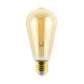 2 Adet 4 Watt Amber Işık Kaliteli Rustik Ampul, 300 Lümen, 4 Watt 25000K Amber Işık Led Rustik Ampul - 5