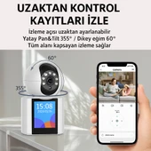 CMR53  Akıllı Ev Kamerası 2.4ghz Wifi, Mobil Uyumlu, LCD Ekranlı - 2