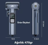 Ally ST-5530 Dijital Şarjlı Araç Lastik Hava Şişirme Pompası Power bank Penere kırıcı thumbnail 2