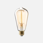 2 Adet 4 Watt Amber Işık Kaliteli Rustik Ampul, 300 Lümen, 4 Watt 25000K Amber Işık Led Rustik Ampul - 4