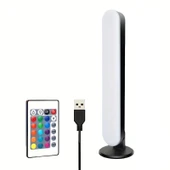 1 adet RGB Led Işık Barı 16 Renk 4 Mod USB IR Uzaktan Kumanda - 1