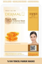 DERMAL Besleyici, Nemlendirici, Arındırıcı Arı Sütü Özlü Kolajen Maske 23gr - 1