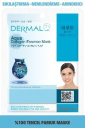 DERMAL Sıkılaştırıcı, Nemlendirici, Arındırıcı Aqua Kolajen Maske 23gr - 1