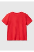 Erkek Çocuk Sarı Benetton Logo Baskılı T-Shirt - 8