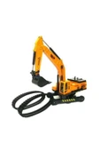 Oyuncak Model Kepçe Ekskavatör Kazıcılı Paletli Excavatör Dozer 27 Cm Uzunluk - 2