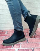 Voyager 5416 Lacivert Fermuarsız Hakiki Deri Ortapedik Erkek Bot thumbnail 7