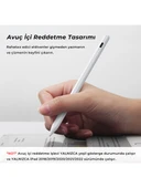 Bix SP02W Bluetooth Dokunmatik Kalem Stylus Pen Manyetik Çekim Destekli, Avuç İçi Reddetme Özellikli iPad Kalemi 2018-2022 için iPad Android Uyumlu Universal Yazı ve Çizim Kalemi Beyaz - 5