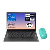 Lenovo V15 Gen 4 i7-1355U 8GB 512GB SSD 15.6" FHD Freedos Laptop + Mouse 83A100GPTR thumbnail 1