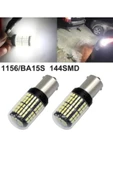 ASTRALED P21w Ba15s 1156 144 Ledli Ultra Parlak Geri Vites Park Ampül Tek Duy Beyaz (2 ADET) - 5