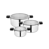 Schafer Iconic Çelik Tencere Seti 6 Parça-Inox - 5